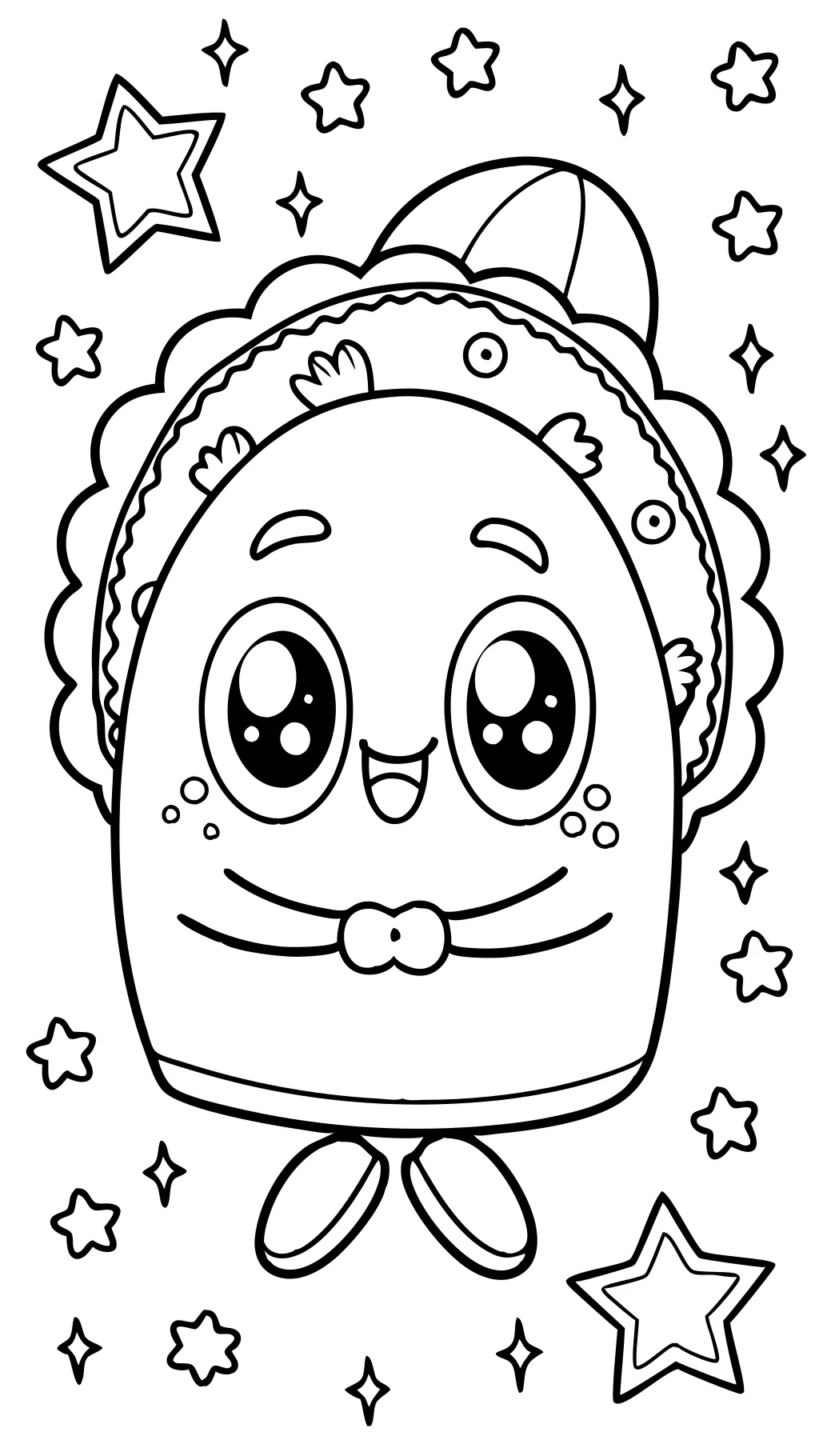 taco coloring pages